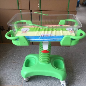 Baby Bed Newborn Bed Abs Two Cranks Tilting Adjustable Hospital Baby Bassinet Bed <strong>Crib</strong> - Product Image 5