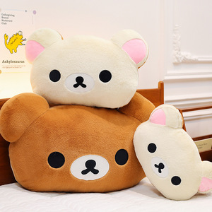 <b>Big</b> Head Bear Stuffed Toy Cute Bear Plush Pillow Soft Stuffed Animal <b>Cushion</b> with Adorable Face Super Soft Stress Relief <b>Cushion</b> - Product Image 4