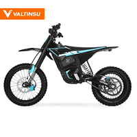 Valtinsu Em5 Ultra Dirt Bike 72V 8000W 72V/25Ah Moto tout-terrain électrique à moteur brushless puissant, Pit Bike électrique tout-terrain