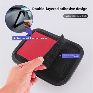 Sac de rangement en cuir pour voiture, organisateur de console centrale adhésif, pour sièges conducteur et passager, multifonctionnel, pour fente de siège intérieur - Product Image 4