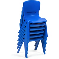 Ensemble de table et 6 chaises pour enfants, empilables, en plastique, mobilier pour tout-petits, maternelle, design moderne, sécurité, respectueux de l'environnement, utilisation scolaire, cuisine