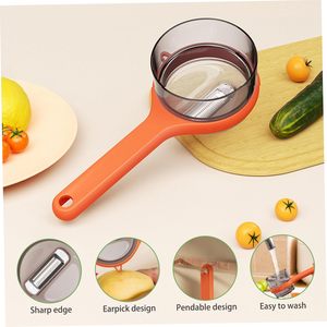 Hot Eco-Friendly Trend Multifunctional 1-Piece Peeler Shredder Fruit & <b>Vegetable</b> <b>Storage</b> Stainless Steel Slicer - Product Image 2
