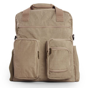 Venta al por mayor logotipo personalizado multifunción impermeable viaje de lujo mamá bolsas de pañales plegable papá táctico bebé bolsa de pañales mochila - Product Image 2