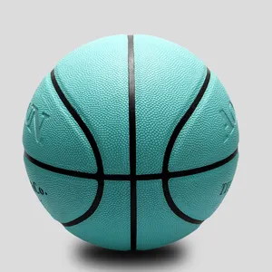 カスタム卸売スマイルボーイPUレザー感触ソフトレザー屋外特別競技トレーニングバスケットボール