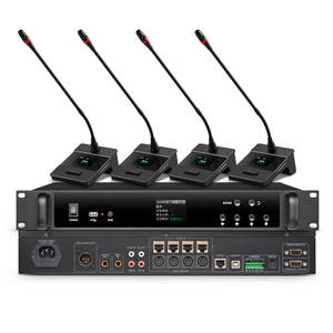 Gooseneck RJ45/8-core kết nối chuyên nghiệp có dây hệ thống hội nghị màn hình cảm ứng theo dõi + Video - Product Image 4