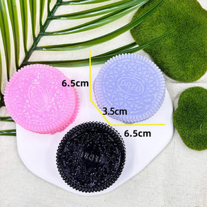 For Cookie Squishy Fidget Toy Soft <strong>Slime</strong> Feeling High Appearance Decompression Stress Relief Squishy for Adults and Kids - Product Image 3