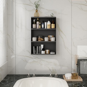 Estante de almacenamiento multicapa montado en la pared de estilo italiano KINNO, <span class=keywords><strong>muebles</strong></span> de <span class=keywords><strong>baño</strong></span> <span class=keywords><strong>para</strong></span> dormitorio, cocina y estante cosmético - Product Image 6
