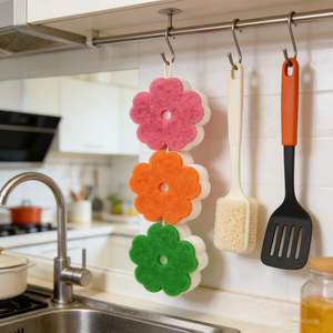 جودة عالية غير خدش فرك المطبخ غسل الصحون المطبخ تنظيف الإسفنج - Product Image 2