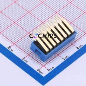 DA-08-B-T DIP Switch Through hole Component (THT) Switch Single Pole Single Throw 8 2.54mm 25mA - Product Image 2