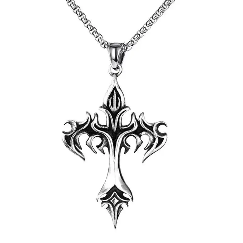 HOYON Gothic Cross Necklace Choker Goth Jewelry Gift for Women
