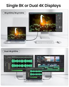 สายชาร์จเร็วแบบ USB-C to USB-C กำลังไฟ 2 เมตร 1 เมตร 240 วัตต์ 100 วัตต์ USB 3.2 48V 5A สายดาต้า กำลังเป็นที่นิยม - Product Image 4