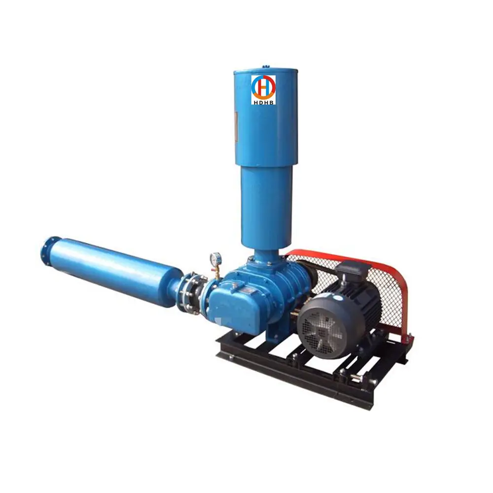 排水処理アプリケーション用の高品質中国ルーツブロワー30HPエアレーションブロワー排気装置