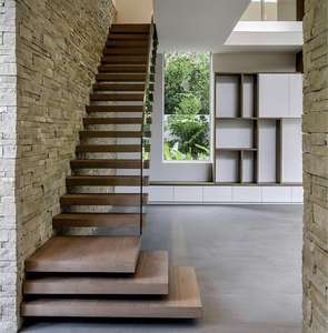 Forestar Factory <span class=keywords><strong>Escalier</strong></span> flottant de haute qualité rentable avec atterrissages pour villa - Product Image 5