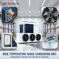 Équipement d'échange thermique pour la réfrigération, unité de condensation 12HP pour chambre froide, congélateur, usine de transformation alimentaire, stockage en chaîne du froid