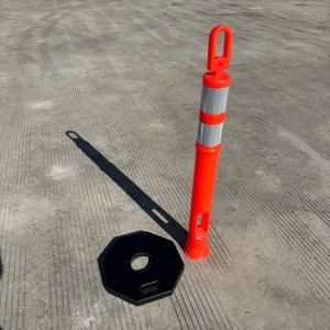 ベストセラー射出成形高品質都市道路用警告ポスト（可搬式） - Product Image 3