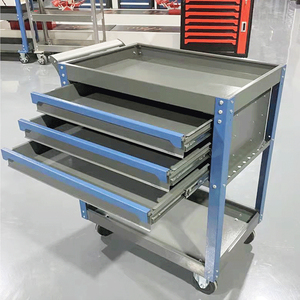 Armoire multifonctionnelle antistatique robuste, capacité de charge 300 kg, 3 tiroirs, OEM OBM, rangement de garage, panneau perforé, garantie 3 ans - Product Image 4