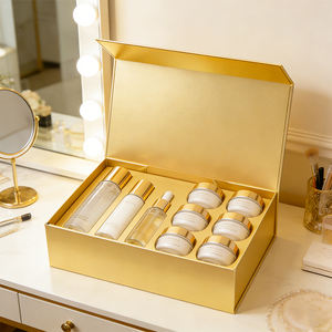 Caja de Regalo Magnética de Lujo Ecológica y Reciclable para Set de Lociones, Caja de Papel Magnética con Tapa Abatible - Product Image 3