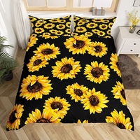 Chine usine conception florale 3D imprimé couette ensemble 100% polyester enfants housse de couette ensemble de literie pour un usage domestique