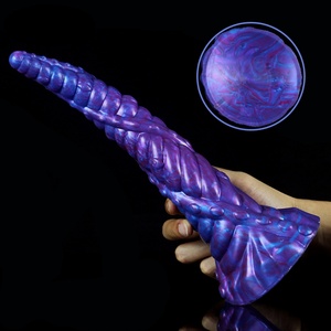 LUUK New Purple Fantasy <b>Dildo</b> with Strong Sucker Scale Anal Plug for Women Men Sex Toys Octopus Anus Plug Adult Sexy Games - Product Image 1
