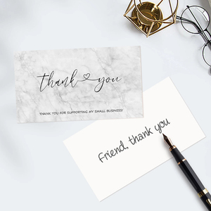 Or Merci de soutenir mes petites cartes de visite Petit Merci pour votre commande Cartes Merci Cartes de vœux Merci - Product Image 6