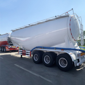 Remolque Cisterna de Cemento de 3 Ejes de Alta Calidad, Camión Cisterna de Cemento a Granel de 50 Toneladas, Semirremolque de Acero en Venta - Product Image 3