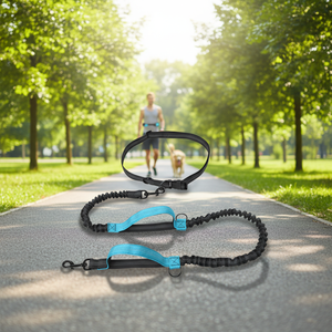 Correa para Perro de Nailon Sólido, Ecológica, Personalizada, Portátil, Reflectante, Doble Telescópica, para Correr al Aire Libre - Product Image 3