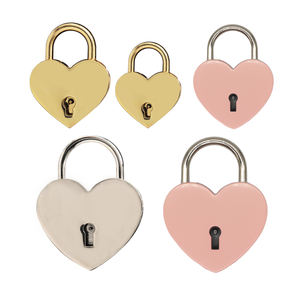 Cadeaux de <span class=keywords><strong>mariage</strong></span> pour les XMM-6034 amoureux différentes couleurs serrure à clé en forme de <span class=keywords><strong>coeur</strong></span> Mini mignon argent placage métal journal <span class=keywords><strong>livre</strong></span> serrure à clé - Product Image 2