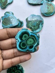 Crisocola Cruda Pulida, Piedra de Cuarzo Natural en Bruto, Muestra Mineral de Crisocola Malaquita, Piedra Curativa para Decoración - Product Image 4