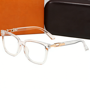 Lunettes de vue transparentes de luxe anti-lumière bleue, lunettes de lecture de marque, lunettes de vue pour femmes, montures de lunettes de créateur - Product Image 1