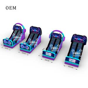 Nouvelle conception de <span class=keywords><strong>toboggan</strong></span> <span class=keywords><strong>aquatique</strong></span> gonflable pour jeux vidéo de 17 pieds de haut, <span class=keywords><strong>toboggan</strong></span> humide et sec à vendre - Product Image 3