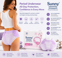 Culottes menstruelles jetables pour femmes, vente en gros d'usine OEM