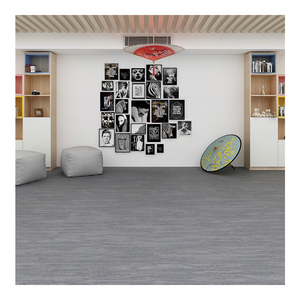 Bán Hot Trung Quốc nhà sản xuất văn phòng 25*100cm PP Thảm gạch giá thấp giá PVC ủng hộ thương mại gạch thảm - Product Image 6