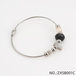 Stainless Steel Heart <b>Shape</b> Color <b>Block</b> Bracelet With Rhinestones For Women Gift Jewelry - Product Image 5