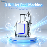 Pistolet à oxygène professionnel à technologie Jet Stream pour resserrer les pores, favoriser l'absorption, appareil Jet Peel pour centre de spa