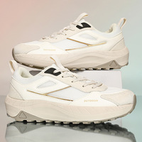 Baskets rétro épaisses à lacets pour hommes avec logo personnalisé, couleur unie, chaussures de marche décontractées respirantes pour l'extérieur, OEM ODM Marque Privée