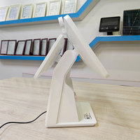 Sistema POS de Pantalla Táctil Dual de 15.6+11.6 Pulgadas con Escáner QR y Cámara