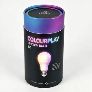 Tubo de Embalaje Personalizado para Bombillas LED, Tubo de Papel Ecológico con Tapa para Bombillas - Product Image 3