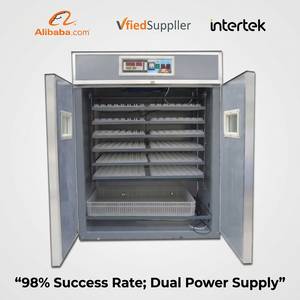 Incubateur d'œufs automatique multifonctionnel BeYou 1056 œufs, double alimentation, taux d'éclosion de 98 %, machine d'éclosion pour volailles et canards - Product Image 1