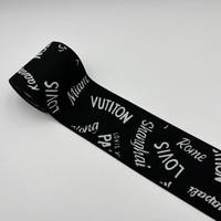 Hualiu Vente en gros Personnalisé Jacquard Web Tissé Sangle en Nylon Souple Logo Imprimé Polyester Sangle Ruban