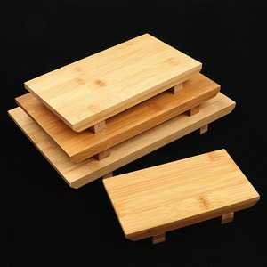 <span class=keywords><strong>Assiette</strong></span> à sushi en bambou carbonisé 28x19x3cm, plateau <span class=keywords><strong>de</strong></span> <span class=keywords><strong>service</strong></span> <span class=keywords><strong>rectangulaire</strong></span> 0,8kg, haute densité, anti-moisissure, qualité alimentaire, écologique, pour restaurant - Product Image 1