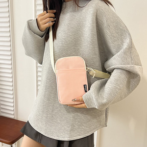 Wholesale Solid Color <strong>Nylon</strong> <strong>Bag</strong> Small Multicolor Casual Fashion <strong>Crossbody</strong> Mobile Phone <strong>Bag</strong> Large Capacity Shoulder <strong>Bag</strong> 2025 - Product Image 5