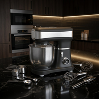 Robot patissier SC-802 Shinechef Professionnel 7L Mixeur Planetaire avec Ecran Tactile LCD et Moteur Cuivre 1500W