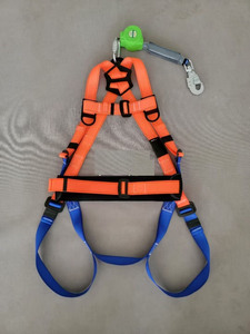 <span class=keywords><strong>Harness</strong></span> keselamatan badan, tugas berat 130kg, menarik sendiri, pelindung jatuh yang aman untuk beban kerja yang aman - Product Image 5