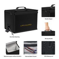 Sac de rangement pour batterie Lipo personnalisé, imperméable et ignifuge, grande capacité, pochette pour Charge Guard
