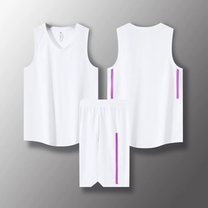 เสื้อบาสเก็ตบอลผู้ใหญ่คุณภาพสูง พิมพ์ลายแบบซับลิเมชั่น ไซส์ใหญ่ ระบายอากาศ แห้งเร็ว ต้านเชื้อแบคทีเรีย สีสันปรับแต่งได้ - Product Image 4