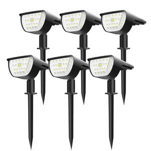 Foco <span class=keywords><strong>de</strong></span> paisaje con Sensor <span class=keywords><strong>de</strong></span> movimiento, luces solares IP65 <span class=keywords><strong>de</strong></span> pared, resistente al agua, 3 modos, luz Solar LED para exteriores para jardín, patio, <span class=keywords><strong>camino</strong></span>, Patio - Product Image 1