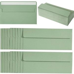 Phong bì kinh doanh tùy chỉnh phong bì tiêu chuẩn tự niêm phong, thích hợp cho kiểm tra văn phòng, kinh doanh, hóa đơn thư - Product Image 1