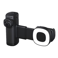 Poignée de téléphone pour selfie avec lumière d'appoint tricolore, télécommande Bluetooth, poignée portable pour vlog et photographie mobile