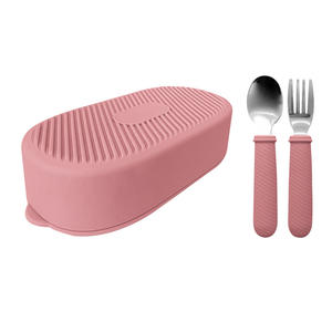 Boîte à lunch portable en silicone avec couvercle anti-fuite en silicone, isolation thermique compatible micro-ondes pour le stockage de petites quantités de soupe - Product Image 5
