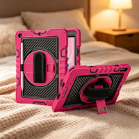 Housse de protection pour tablette en silicone + PC acrylique adaptée aux enfants, coque arrière durable pour Apple iPad 10e génération 10,9'' 2022